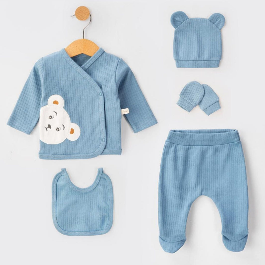 Coffret Petit Ours Bleu - BabyKiss.tn