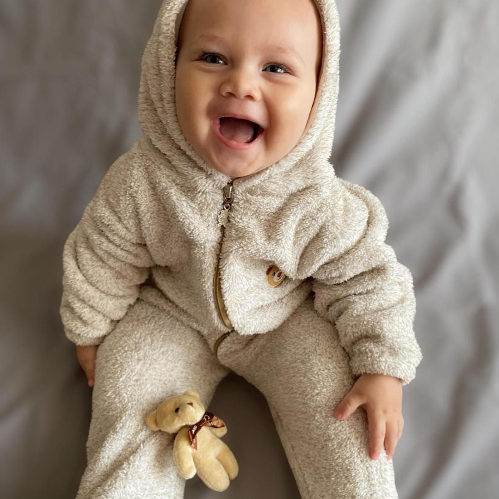 Combinaison Ourson en Peluche - BabyKiss.tn