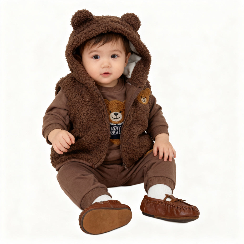 Ensemble Ourson Tout Doux - BabyKiss.tn