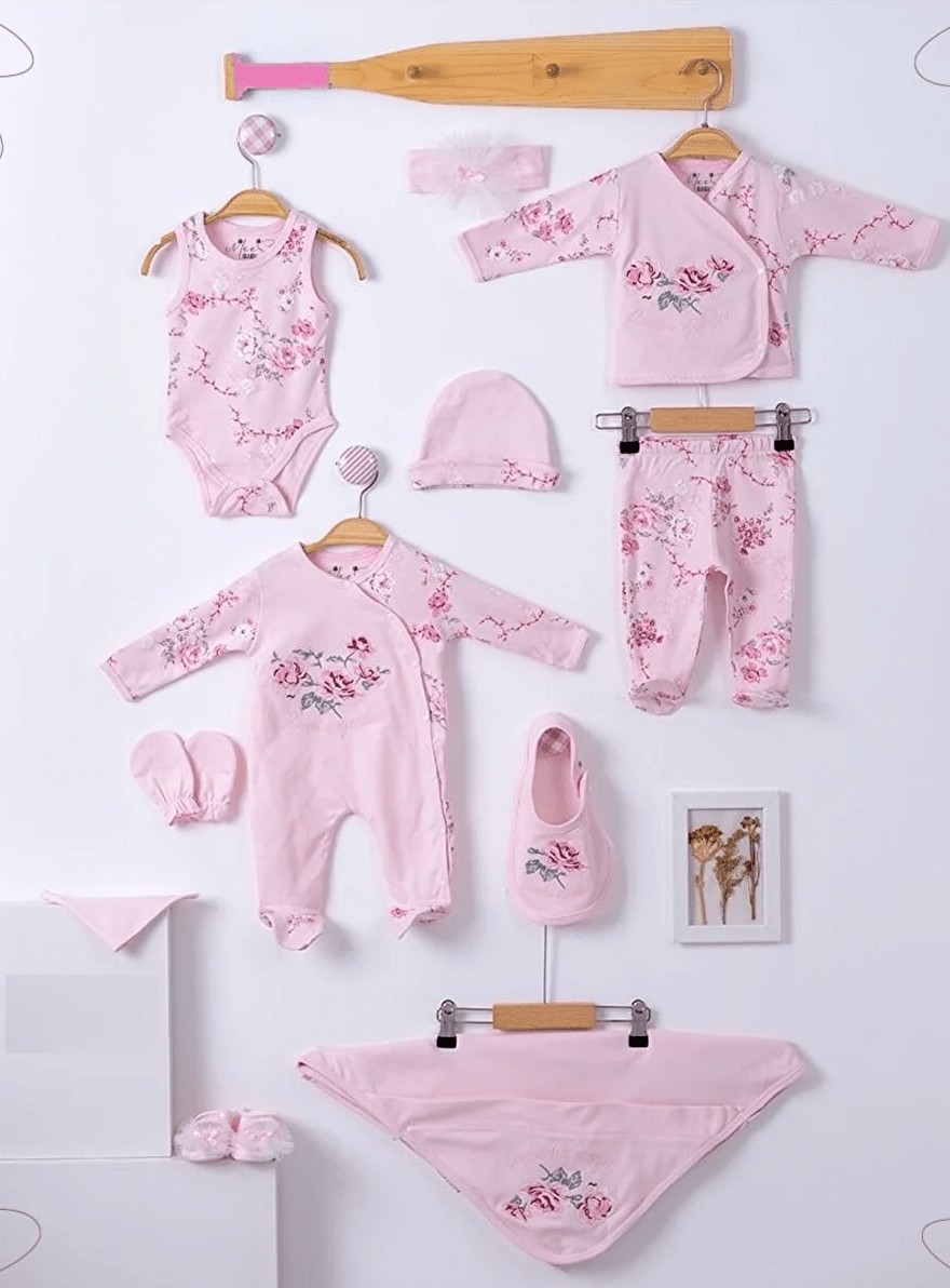 Coffret Naissance Beautiful Roses - BabyKiss.tn