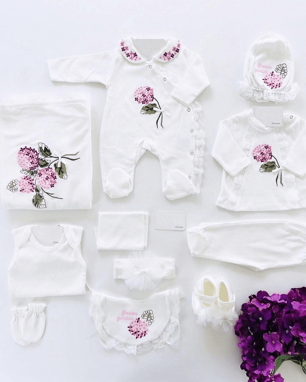 Coffret Naissance Fleurie - BabyKiss.tn