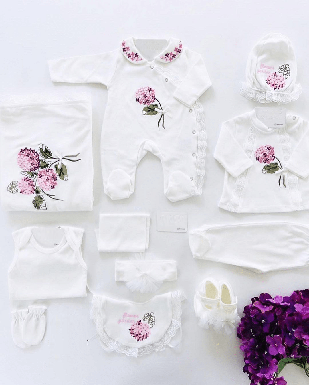 Coffret Naissance Fleurie - BabyKiss.tn