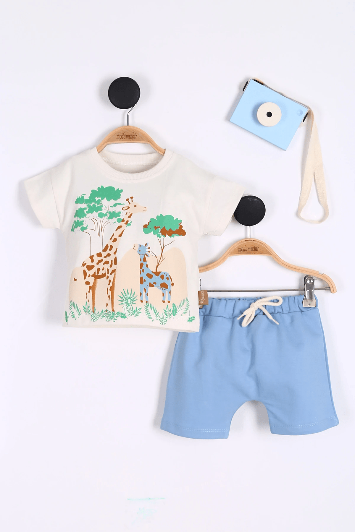 Ensemble d'été Girafe - BabyKiss.tn