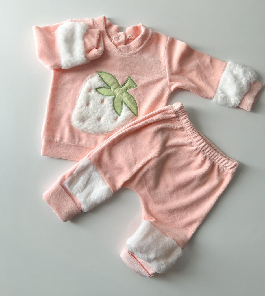 Ensemble Pink Strawberry - BabyKiss.tn