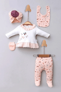 Lovely Pink Butterfly Set - BabyKiss.tn