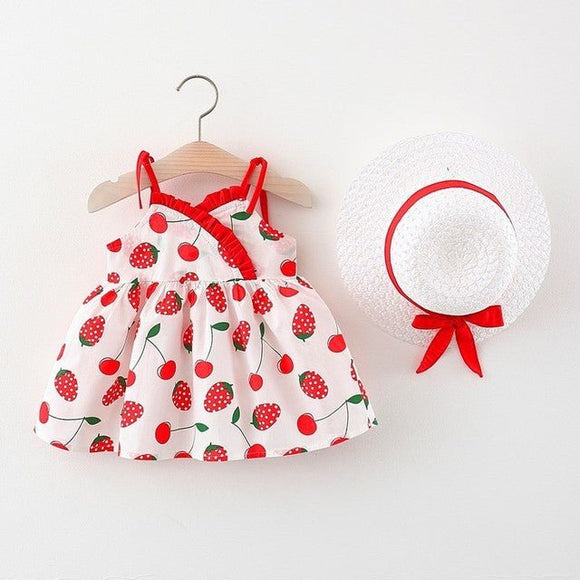 Robe Summer Strawberry - BabyKiss.tn